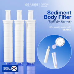 SEASEE Sediment Refill Filter - 2 Boxes (6Pcs)