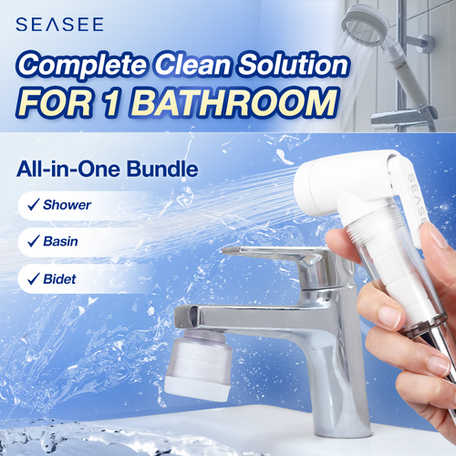 [Buy 2 Get 10% Off] SEASEE Basin & Shower Bundle (More Economic) - SEASEE SG