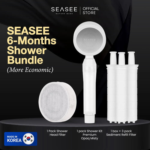 SEASEE 6-Month Premium Shower Bundle