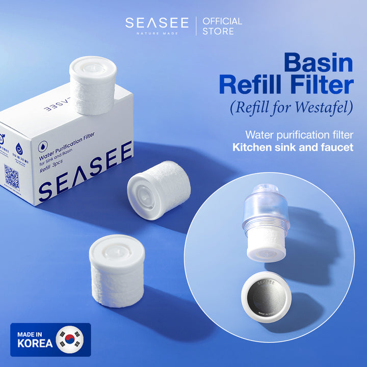 SEASEE Basin (Wastafel) Refill Filter - 1 Box (3Pcs)