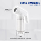 SEASEE Double Jet Bidet Filter Kit Bundle