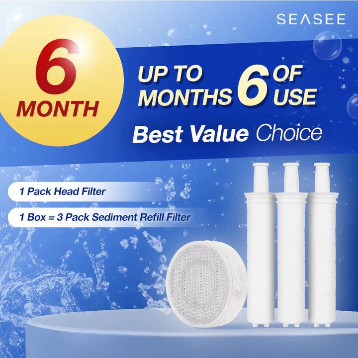 SEASEE 6-Month Shower Refill Bundle