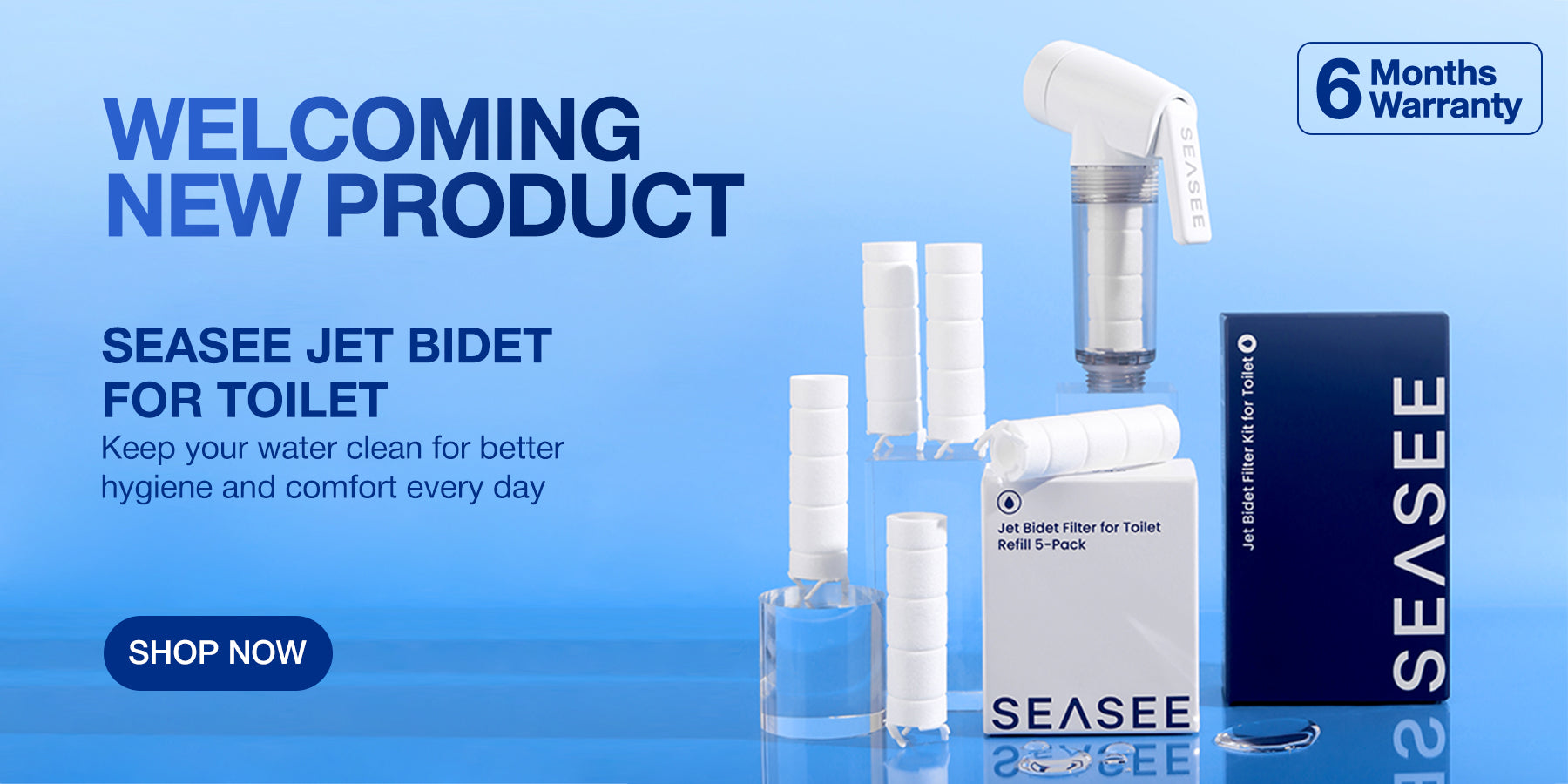 SEASEE Jet Bidet for Toilet promotion banner
