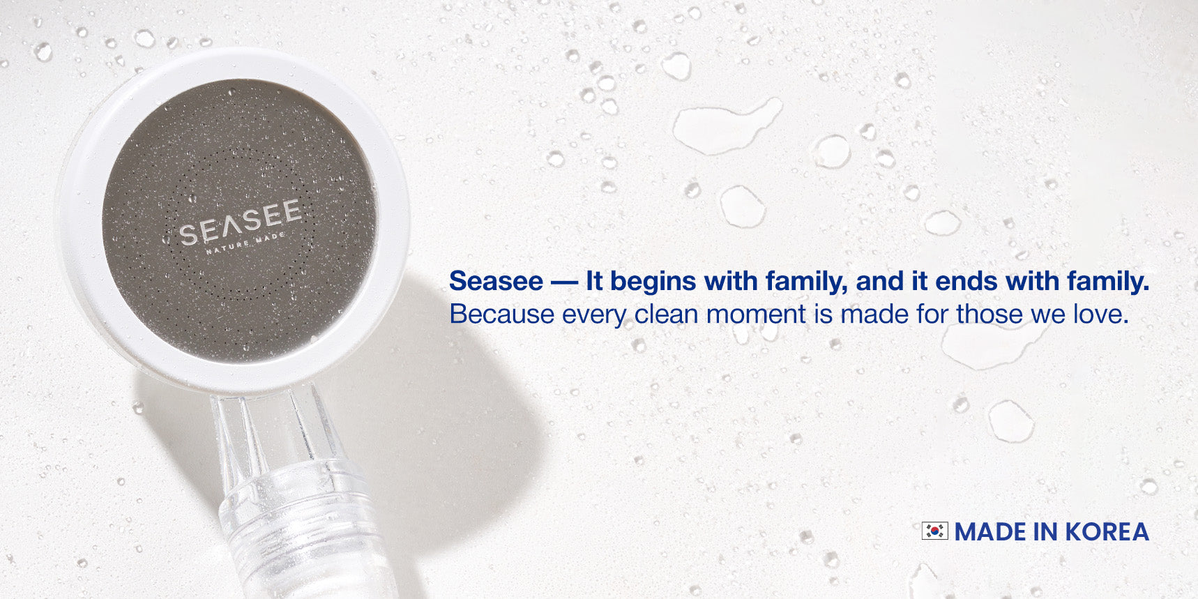 SEASEE cleaner water care promotion banner